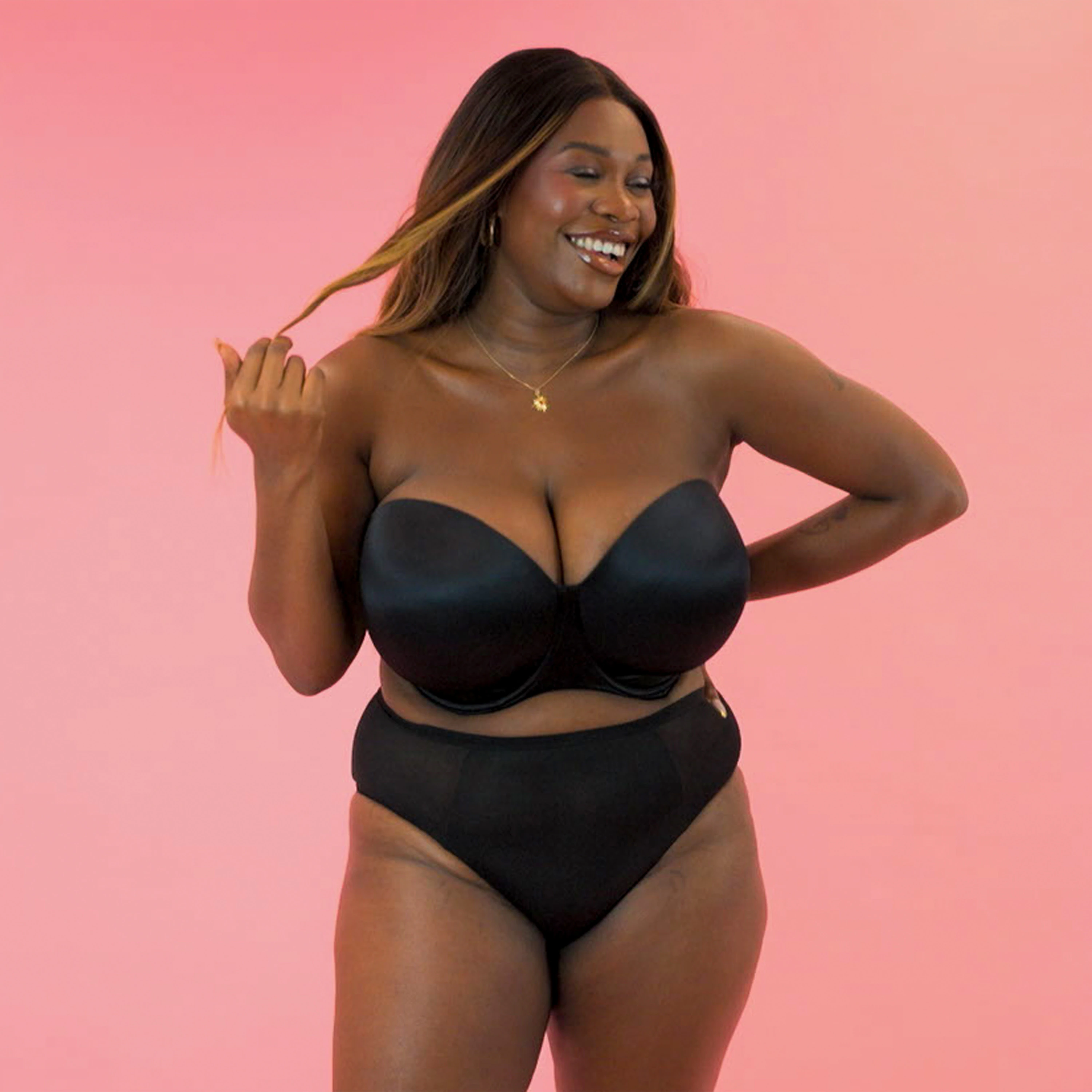 claudette keene add big fake tits black photo