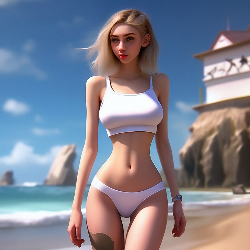 charmei zhu add skinny with tits image