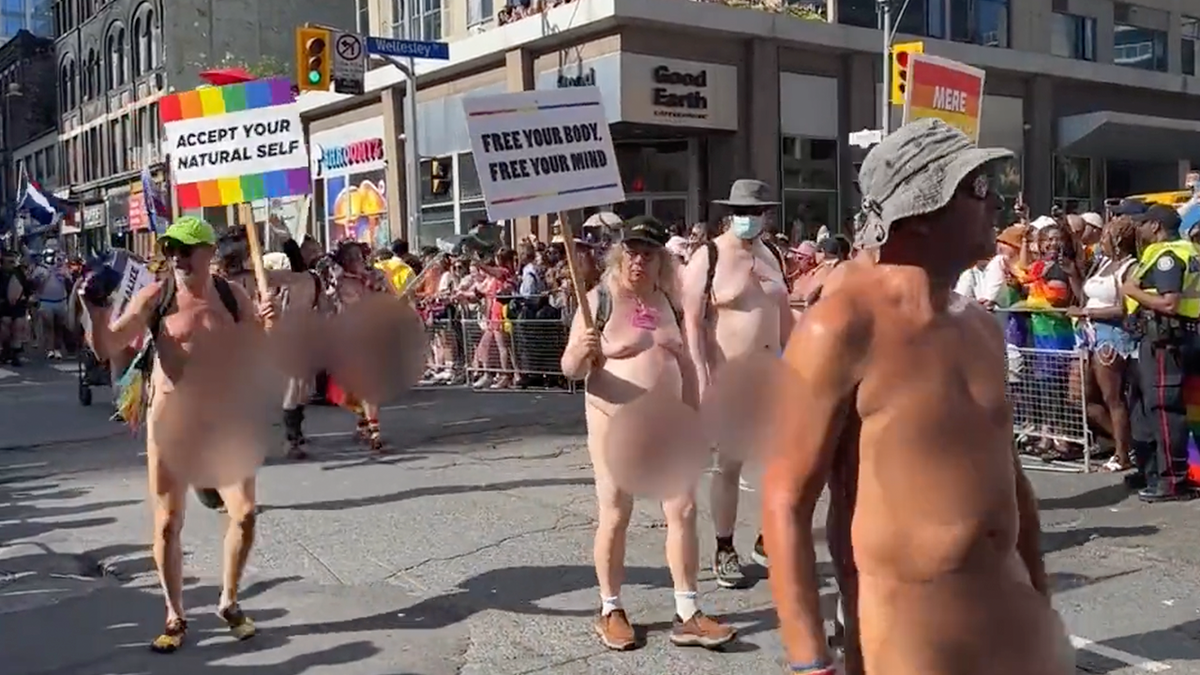 dominique maghe add pride parade naked image