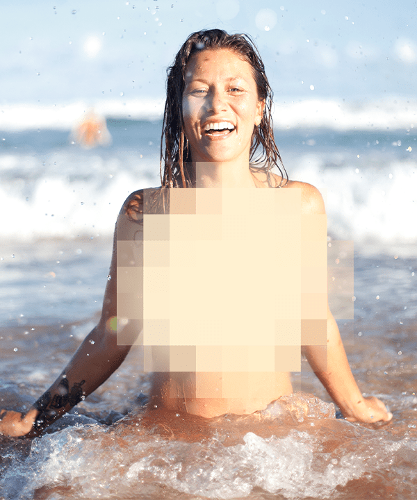 becky rudy add first nude beach photo