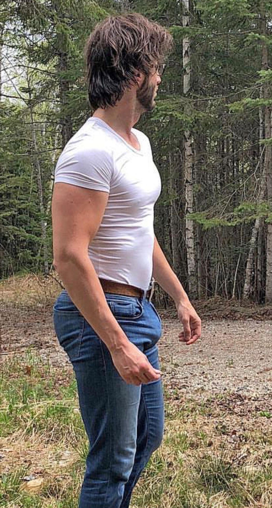 alex cobalt recommends men jeans bulge adrian morel add men jeans bulge image
