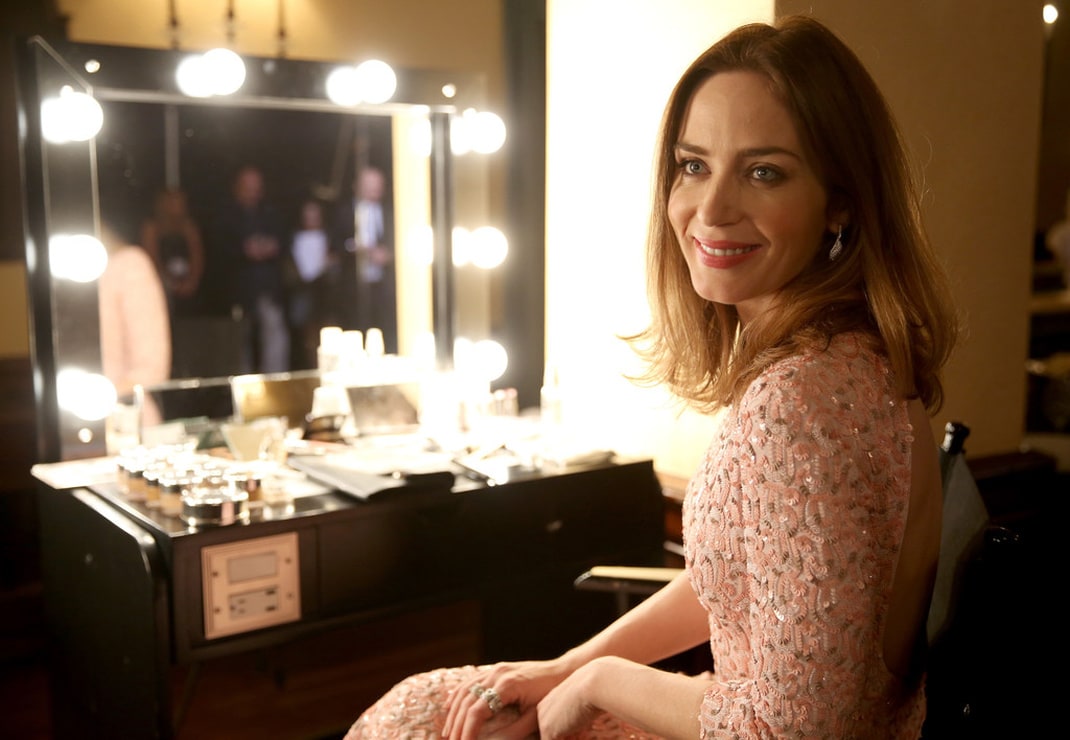 Emily Blunt Blow Job throwing it back porn milf lingerie seduce