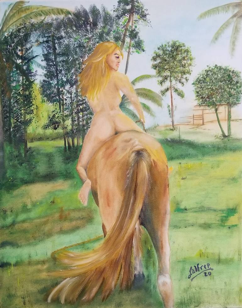 clark pegg add naked women and horses image