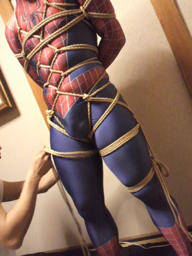 ah wong add spiderman bdsm photo