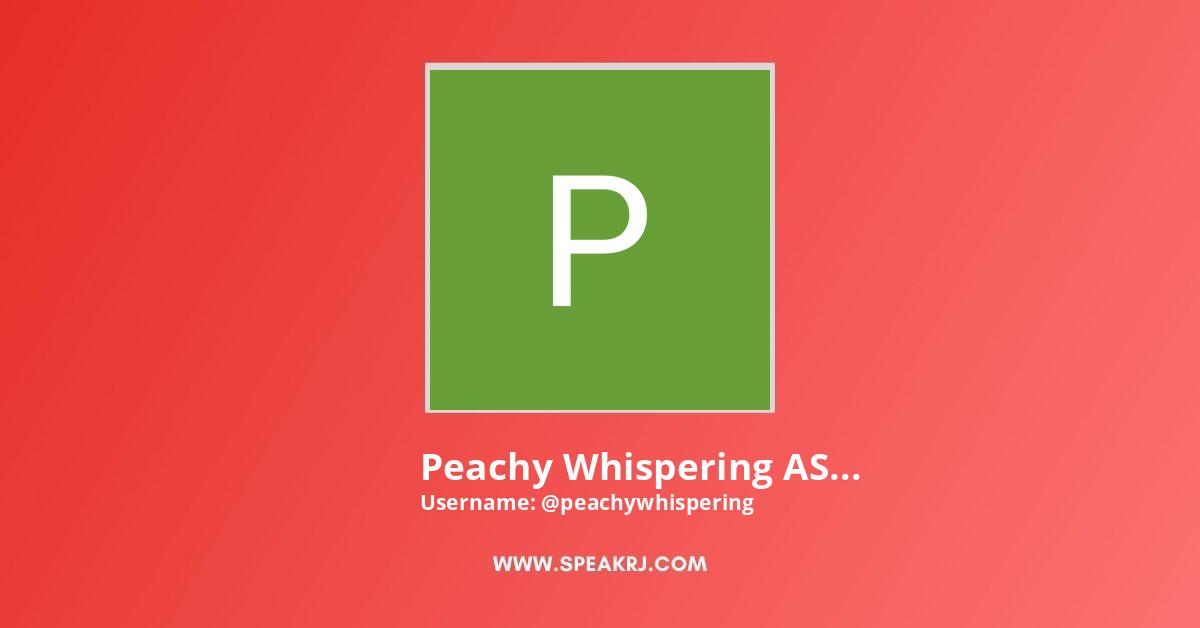 amy bellman add peachy whispering asmr photo