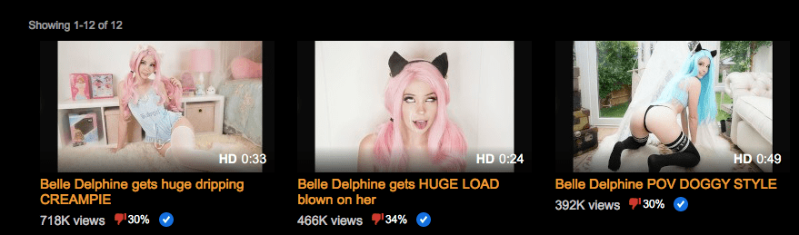 donald sharpe add belle delphine pov photo