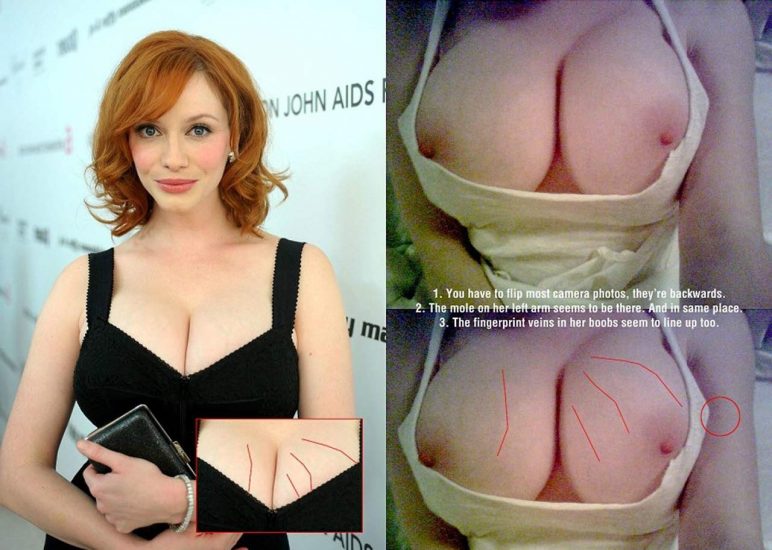 amber sevilla add christina hendricks topless image