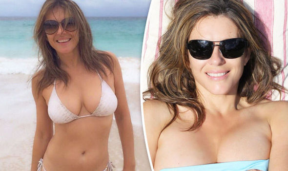 carl simbulan recommends elizabeth hurley titts ann marie cotter add Lesbian foursome porn photo