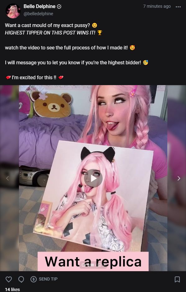 alyssa larue add belle delphine 2023 photo