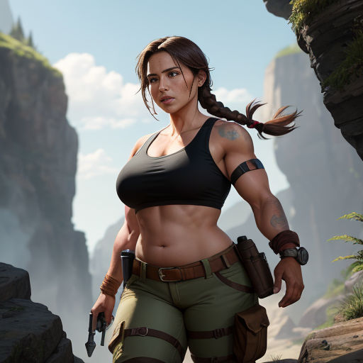 bernard koh add fat lara croft photo