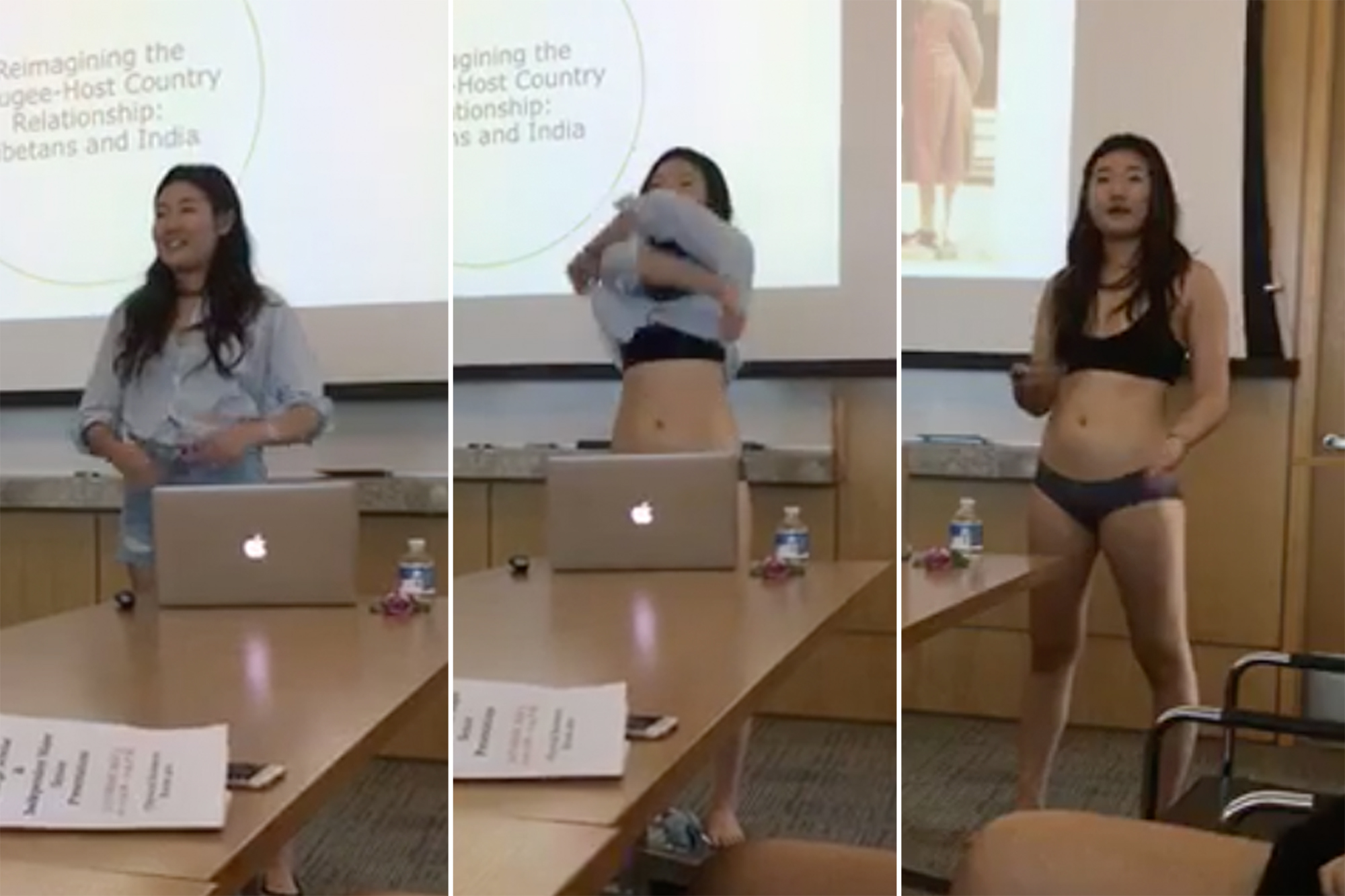 anna jesikah salceda recommends naked infront of class dira hall add naked infront of class image