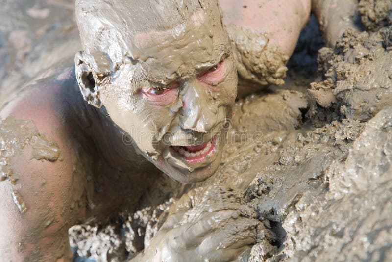 ann seemann add naked mud fight photo