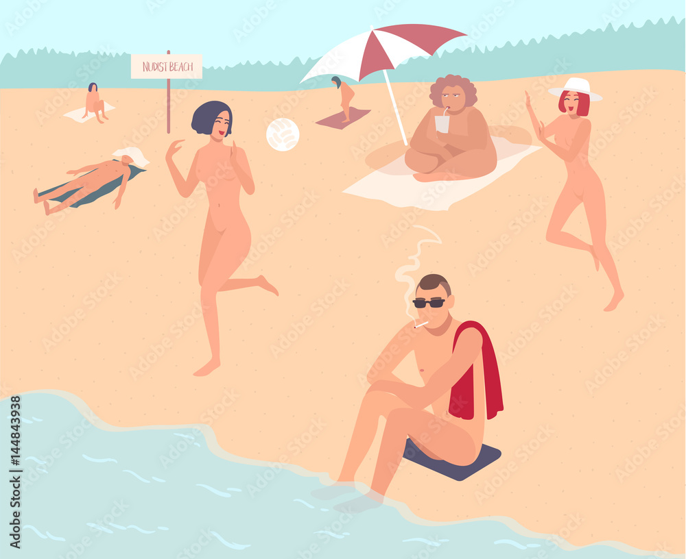 chad follmer add nude people on a beach photo