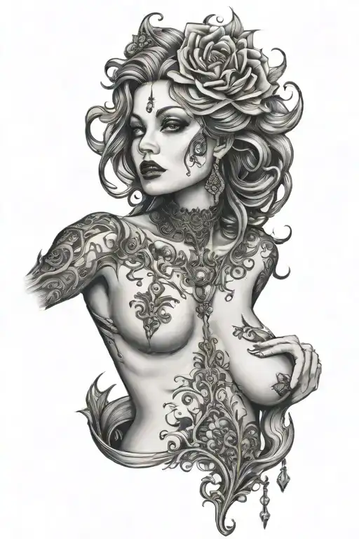 diana perron add nude women tattooed photo