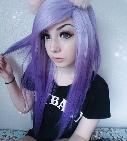 baldemar bernal add purple hair emo photo