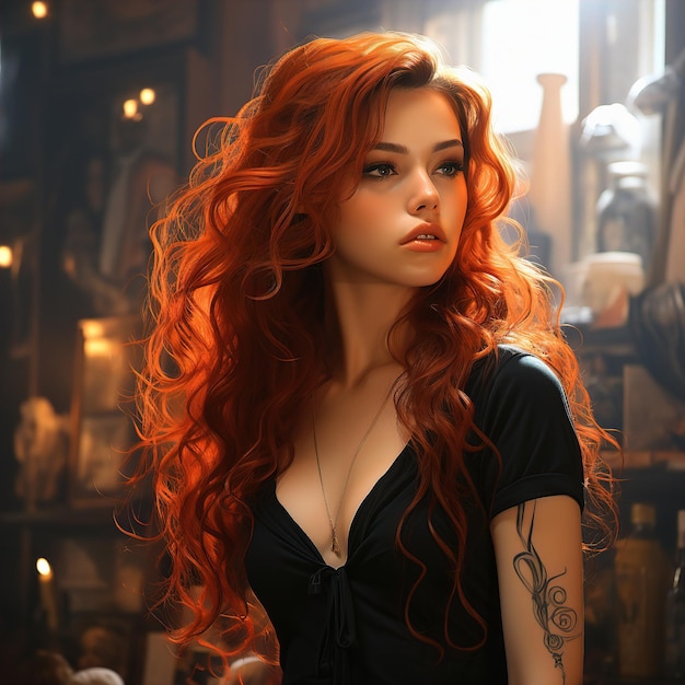 coty hoskins add tattoos for redheads photo